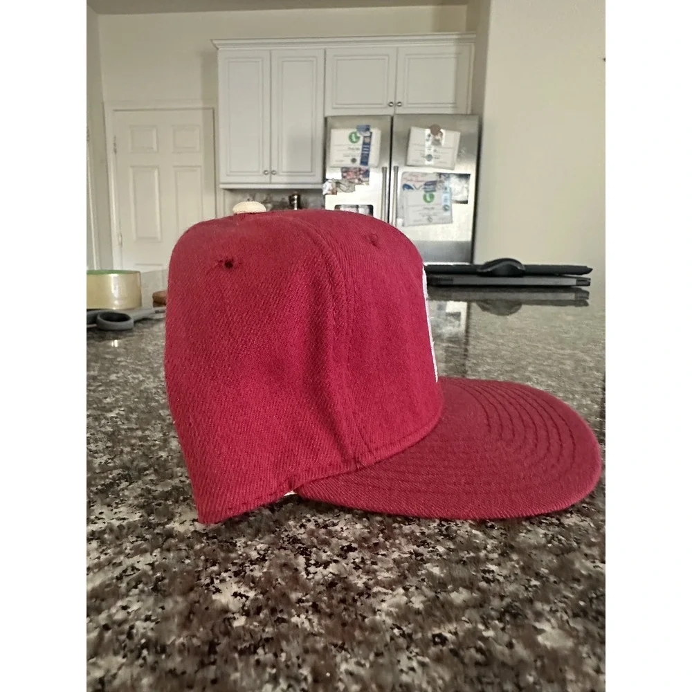 Sports Specialties Philadelphia Phillies Hat Cap Men 6 5/8 Red‎ Wool Vintage NWT